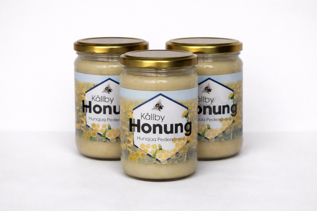 3 kpl Hunajapurkkeja 450g